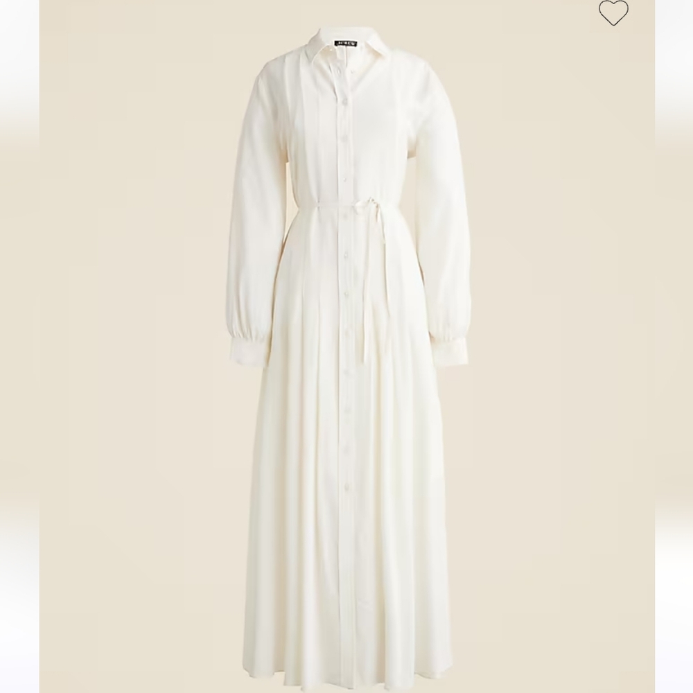 Cream Jcrew Maxi Dress